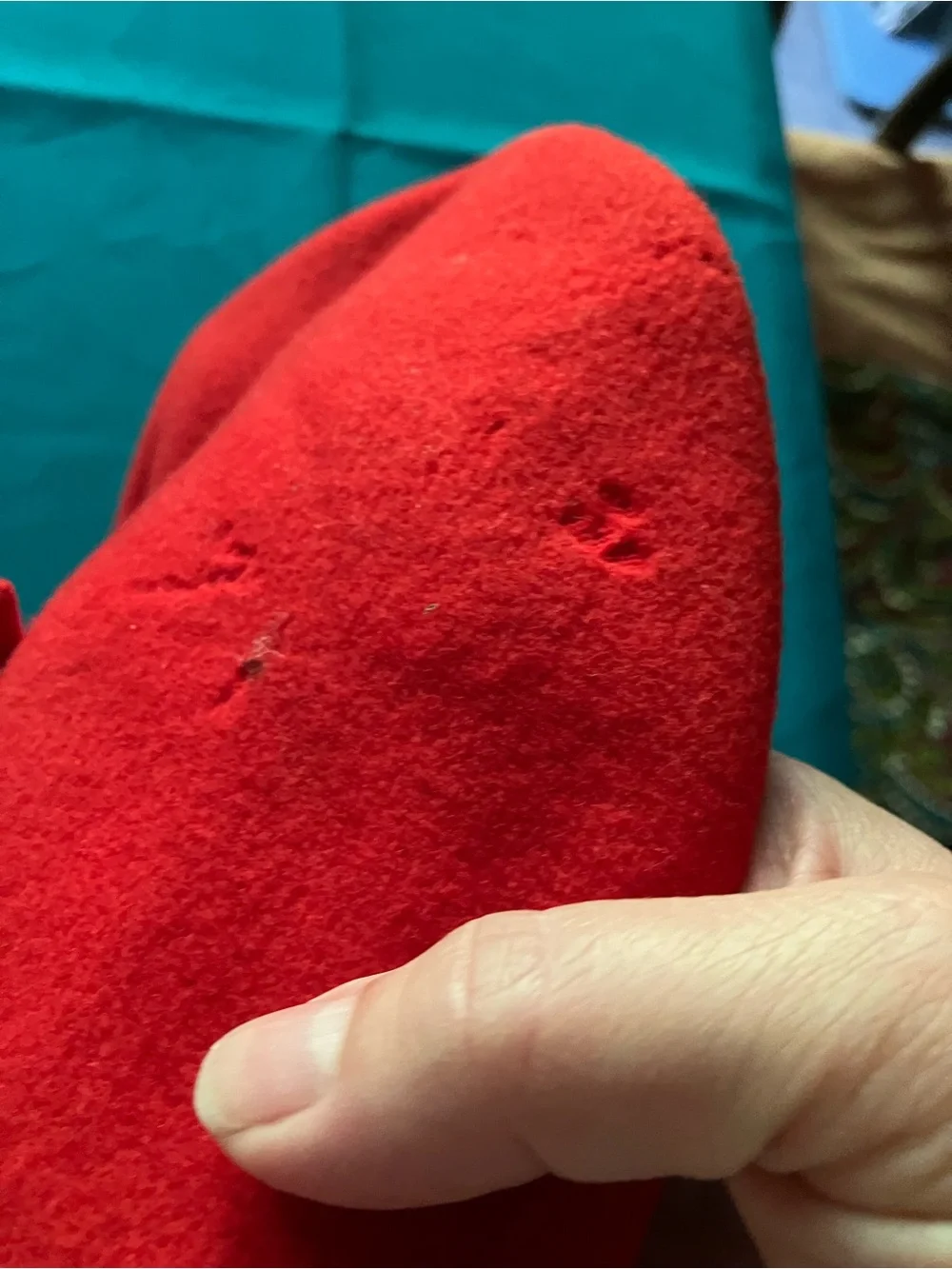 Vintage Vrai Basque Red wool beret